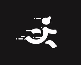 一组奔跑形式的logo设计欣赏 #标志分享
