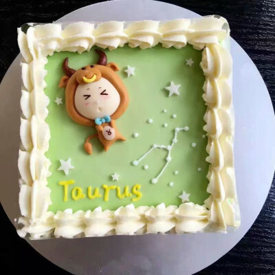 小牛卡通蛋糕