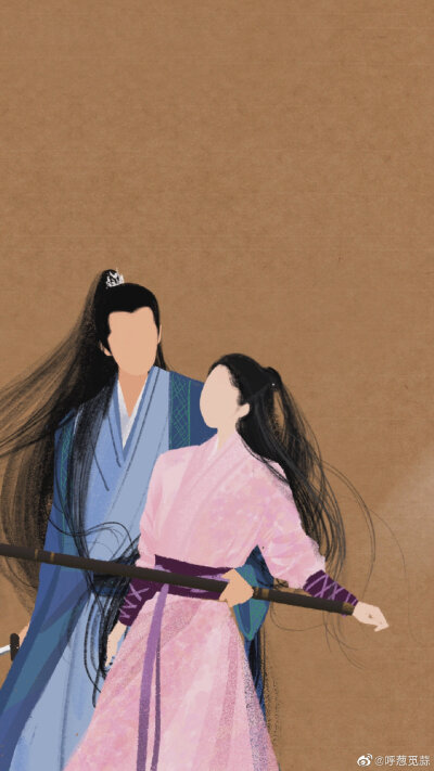 呼葱觅蒜 手绘 插画 锦衣之下