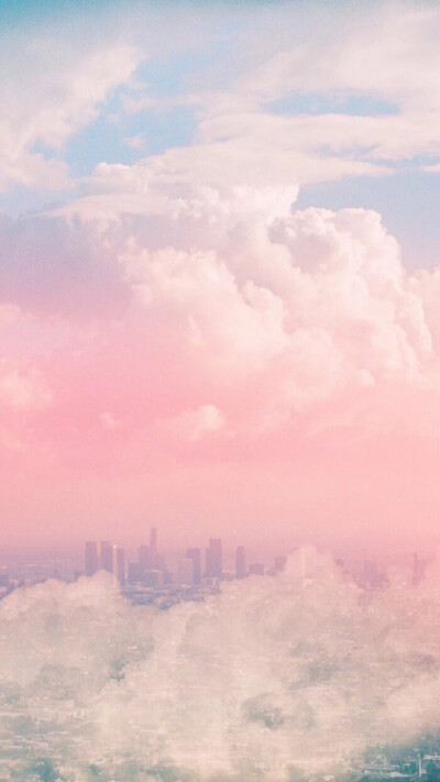 粉色天空聊天背景