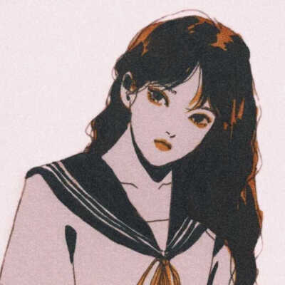 阿莘的水彩头像·日本制服女生