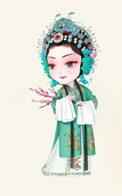 萌京剧人物