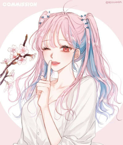 头像韩国画师:boycha