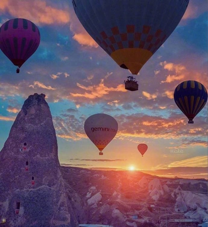 土耳其 cappadocia 热气球希望有生之年可以上天看看~ #星游全世界