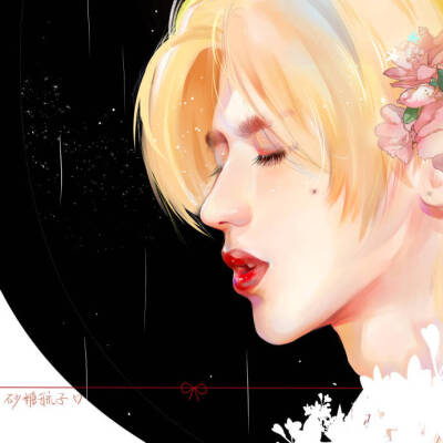 蔡徐坤的手绘漫画