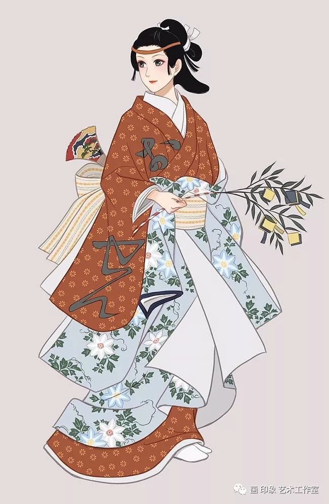 日本女人插画