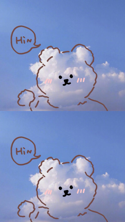 今日这份神仙壁纸可爱小熊