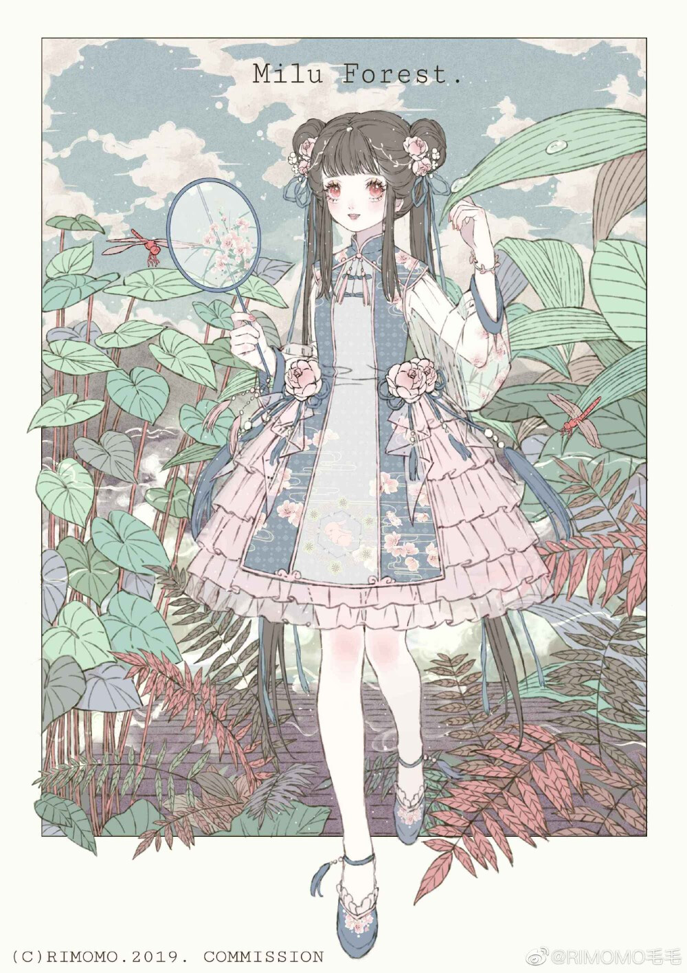 来自微博 画师见水印【禁用】sample 我们过过眼瘾就好了√ lolita