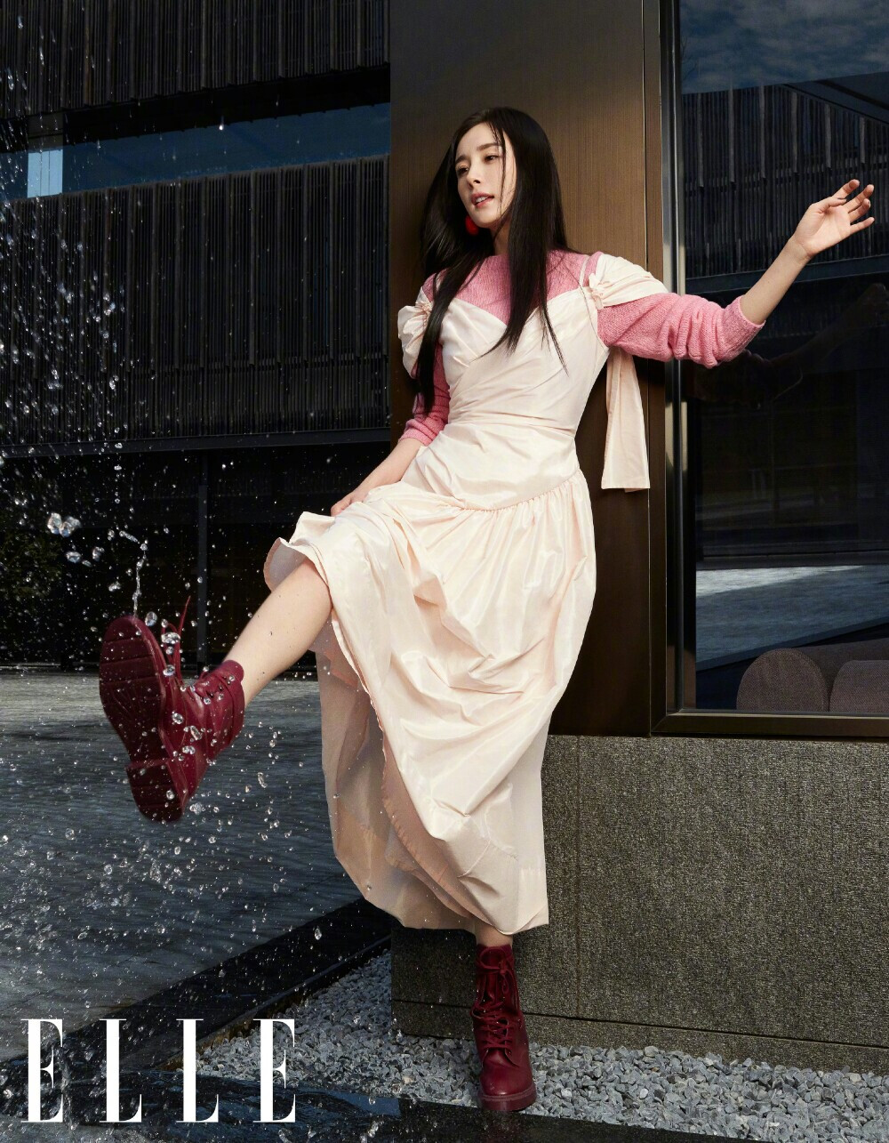2019杨幂美图写真特写look高清无水印壁纸 时尚穿搭摄影 杂志封面