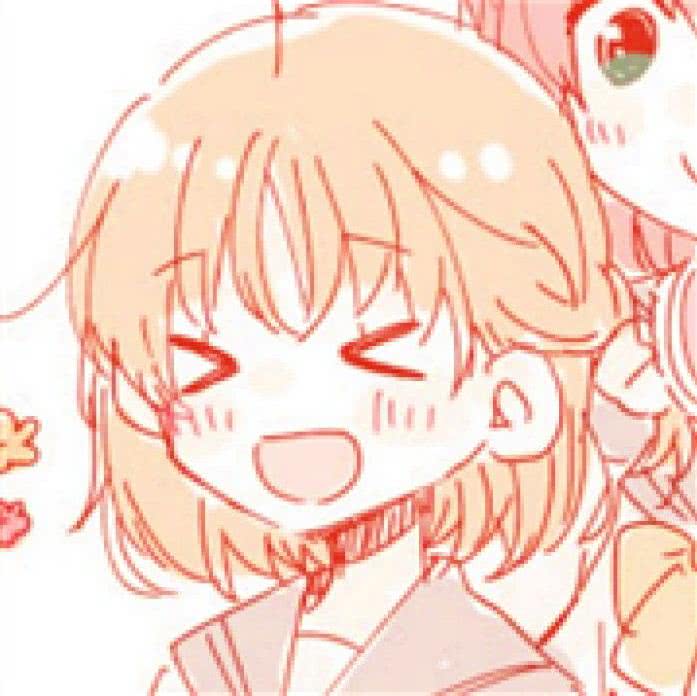 动漫闺蜜百合头像