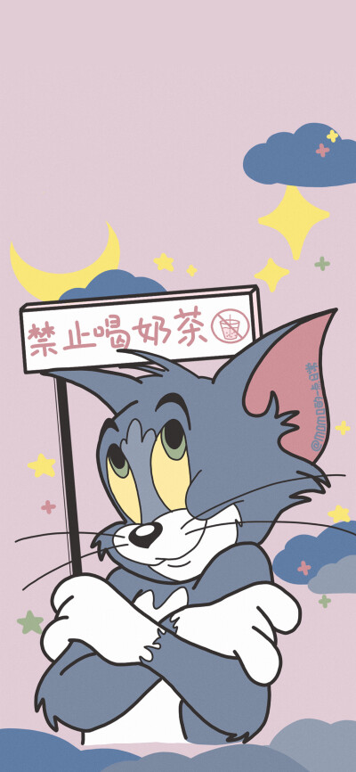 iphone 壁纸 猫和老鼠 tom jerry 汤姆 杰瑞