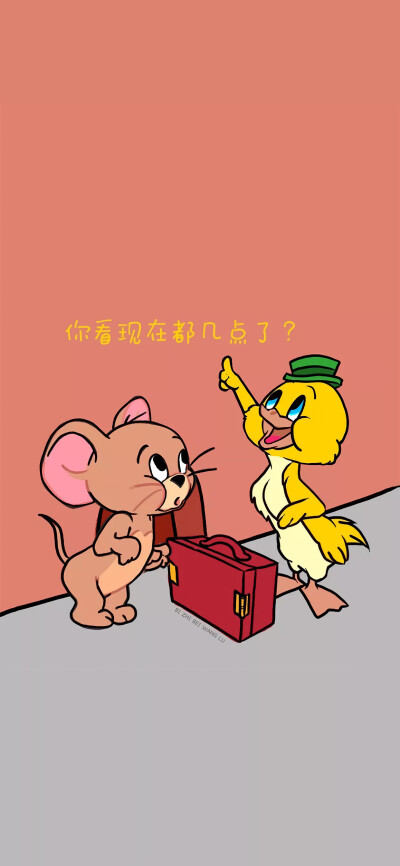 iphone 壁纸 猫和老鼠 tom jerry 汤姆 杰瑞