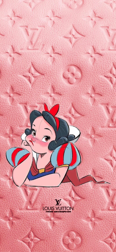 粉色系lv联名壁纸
