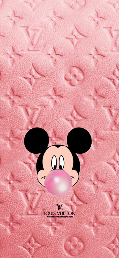 粉色系lv联名壁纸