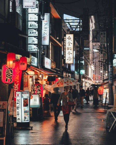 日本闹市街头