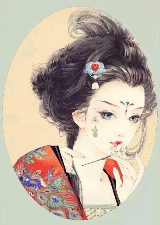 手绘 古风 美女 - 堆糖,美图壁纸兴趣社区