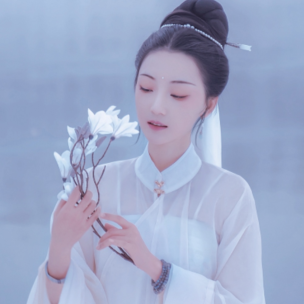 "万千心绪不解,风月缄默不言"古风/汉服/女生头像