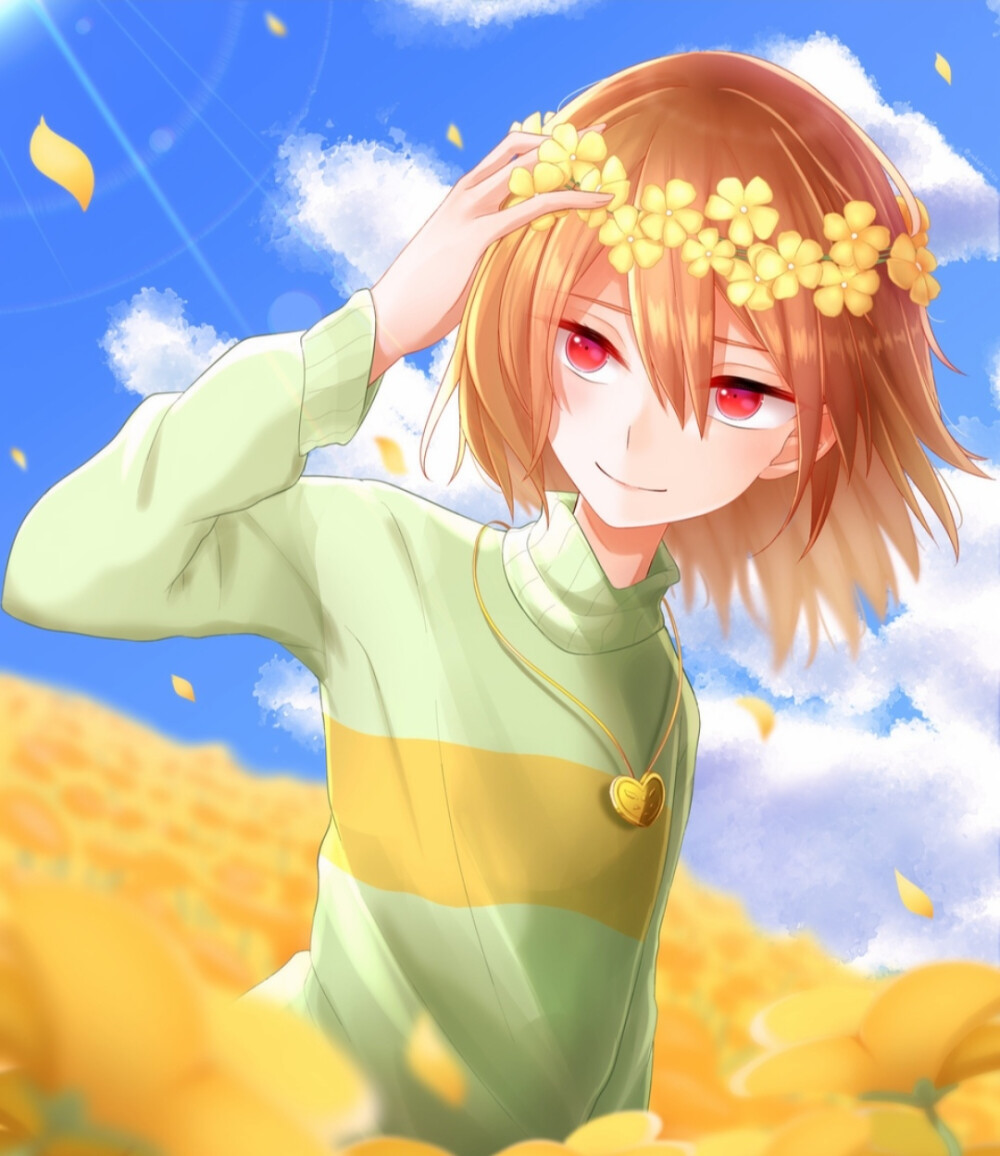 『传说之下undertale』chara 画师:ゆうぽんたん.