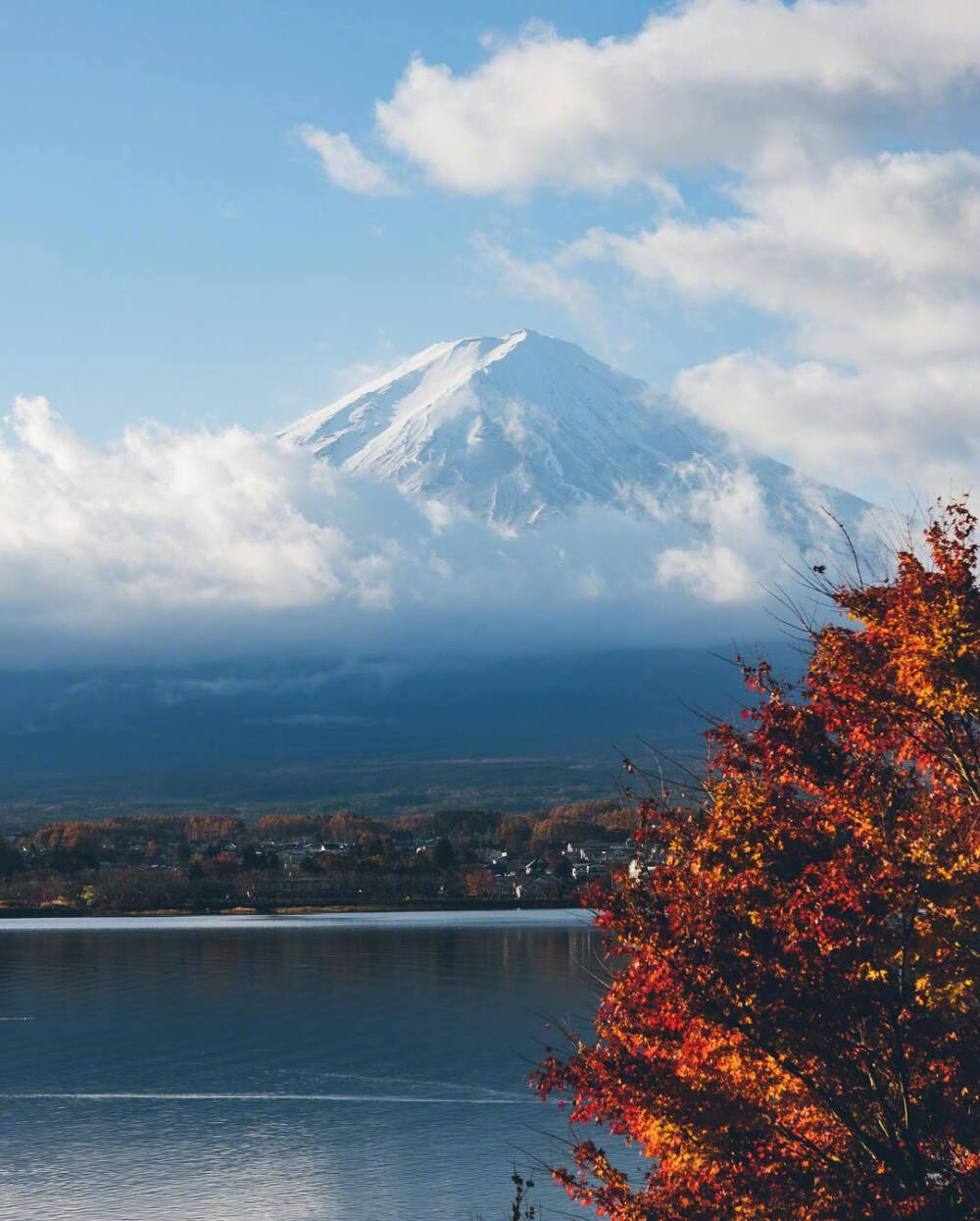 远眺富士山 ins:yuma1983 - 堆糖,美图壁纸兴趣社区