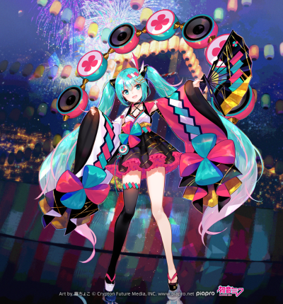 初音未来# matsuri 画师:藤原