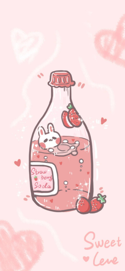 蜜桃牛奶草莓酱 - 堆糖,美图壁纸兴趣社区