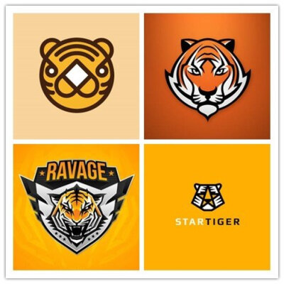 健身房老虎logo设计