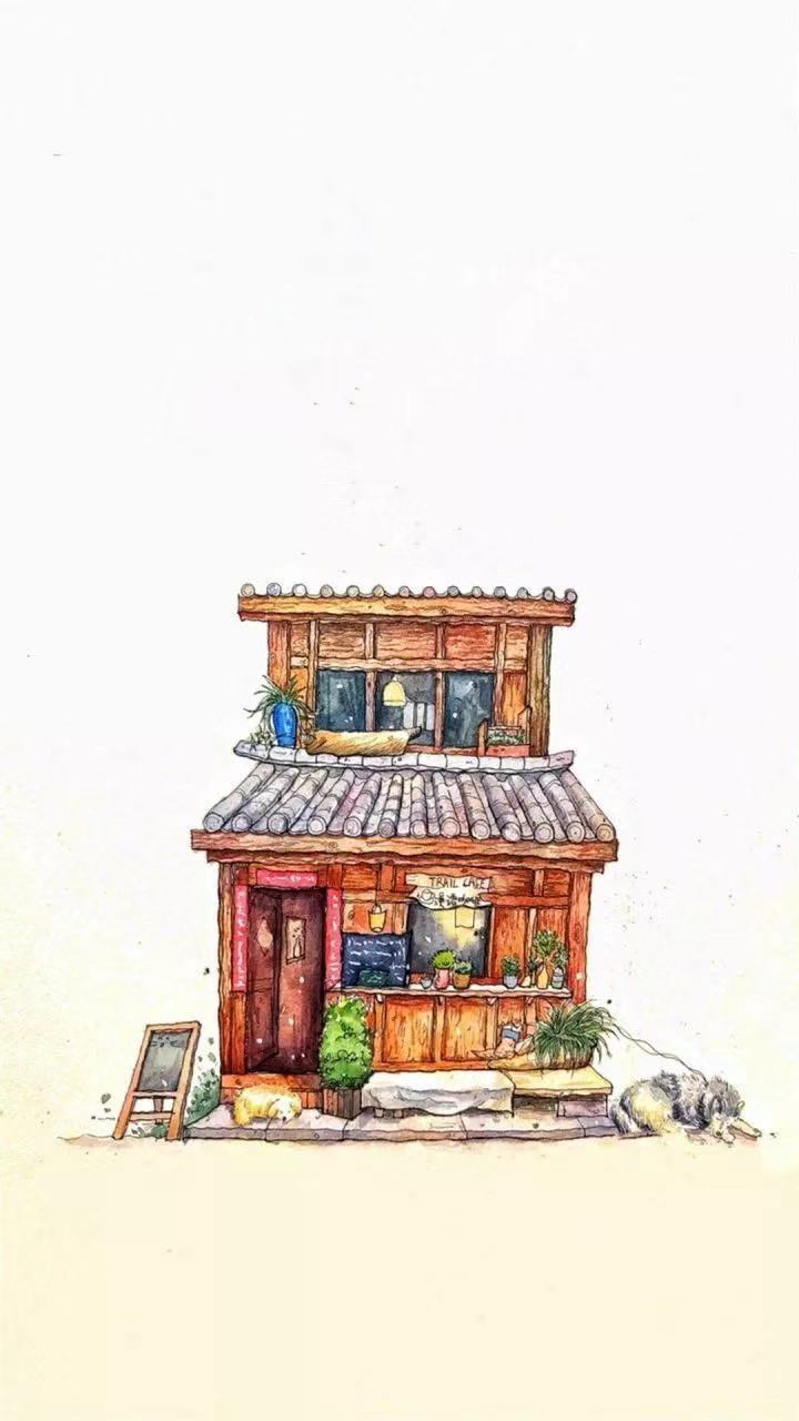 水彩小屋