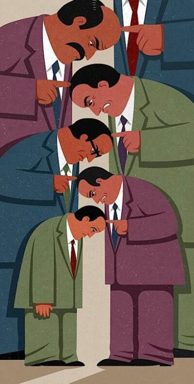 讽刺插画,让人深思~ 英国艺术家:john holcroft