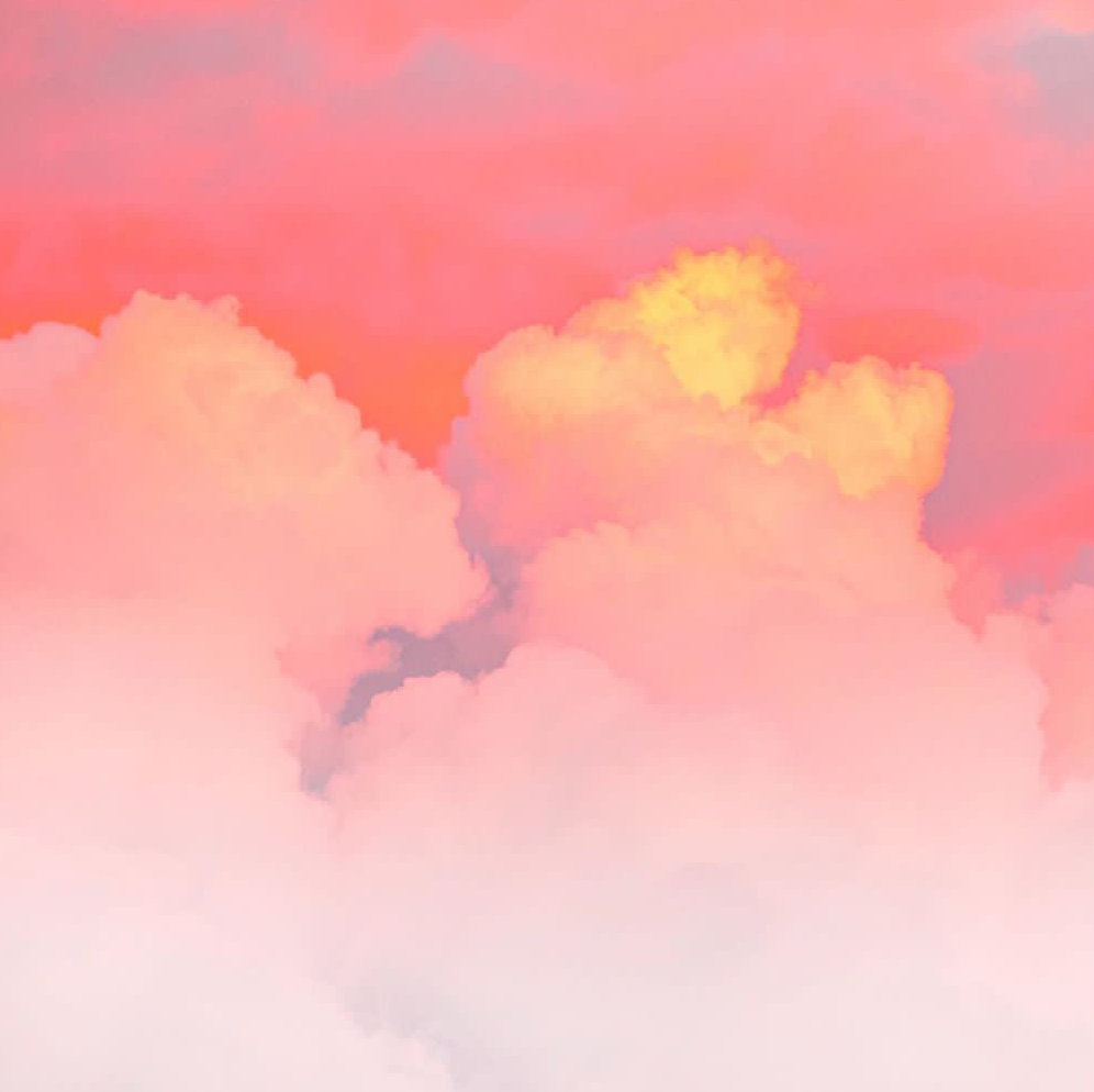 云卷云舒夕阳粉色系背景图壁纸头像