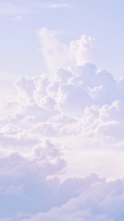天空壁纸/云壁纸世间的温柔 皆如干净的云朵和你