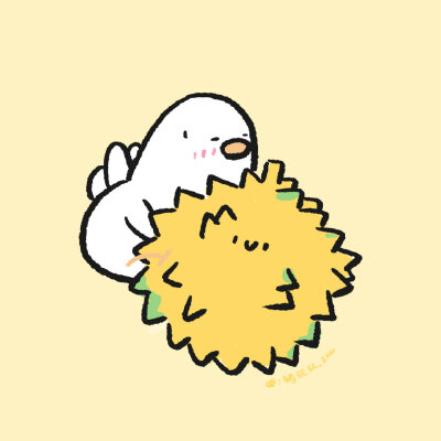 鸭 情头