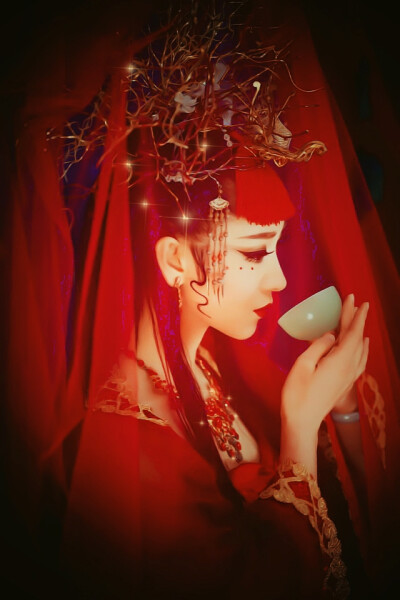 红衣,古风