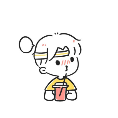 简笔画卡哇伊头像