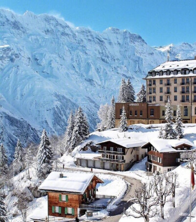 瑞士 雪景