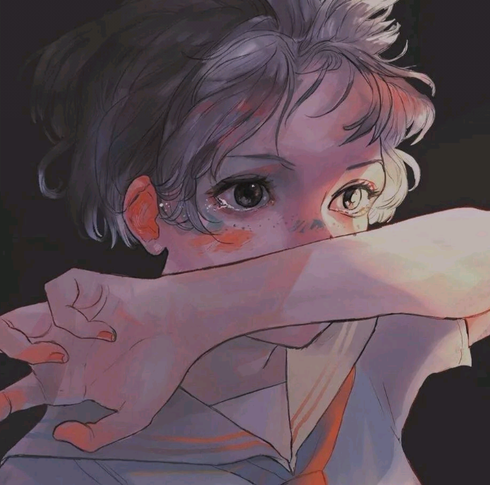情头 一些治愈风女头鸭,愿喜.