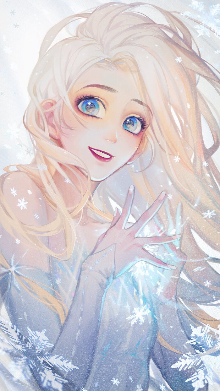 冰雪奇缘2唯美爱莎