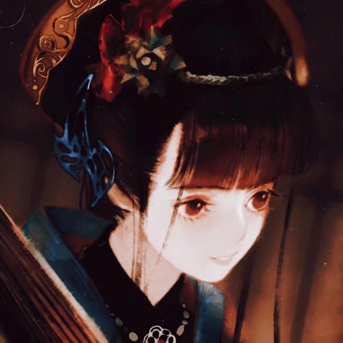 女生女头古风动漫头像
