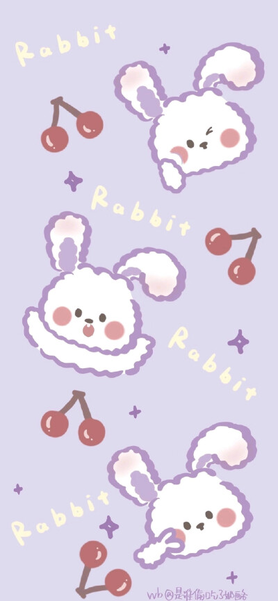 可爱壁纸 兔兔兔子