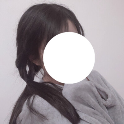 女头 挡脸 双马尾