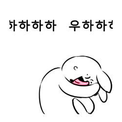 韩国夸张兔