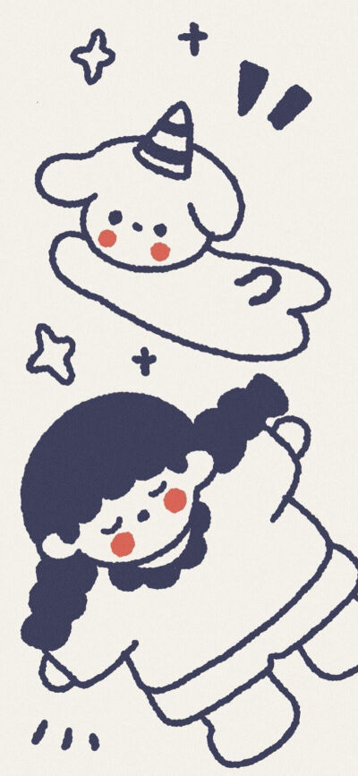 全屏壁纸 卡哇伊
