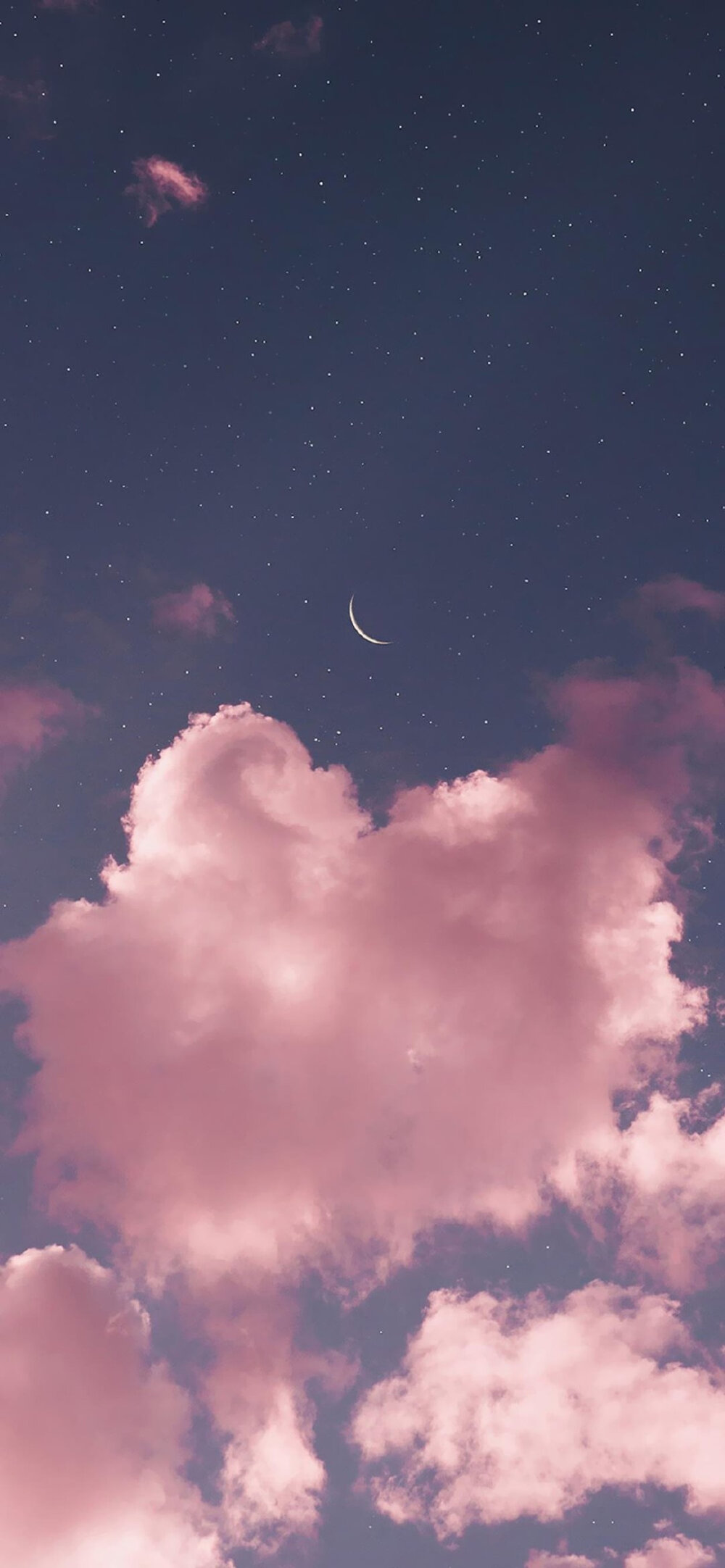 唯美壁纸图哦温柔的 云月 天空