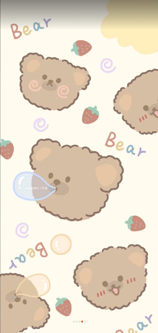 适合当微信qq的可爱小熊背景图 - 堆糖,美图壁纸兴趣