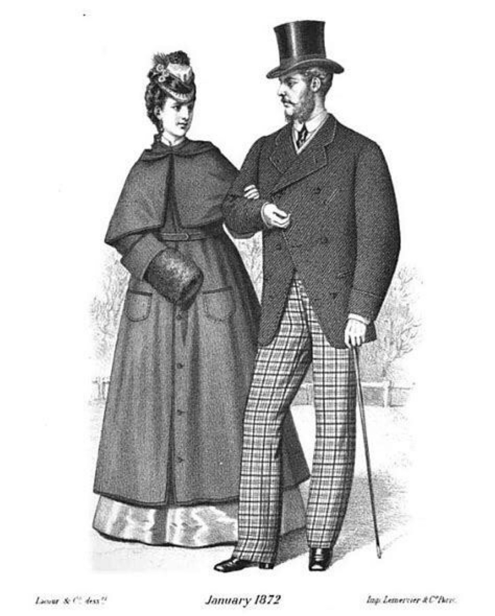 维多利亚时期男装