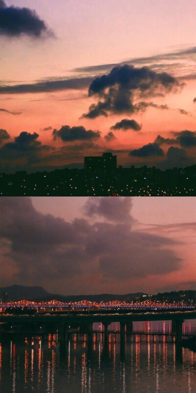 夕阳的风景图 - 堆糖,美图壁纸兴趣社区
