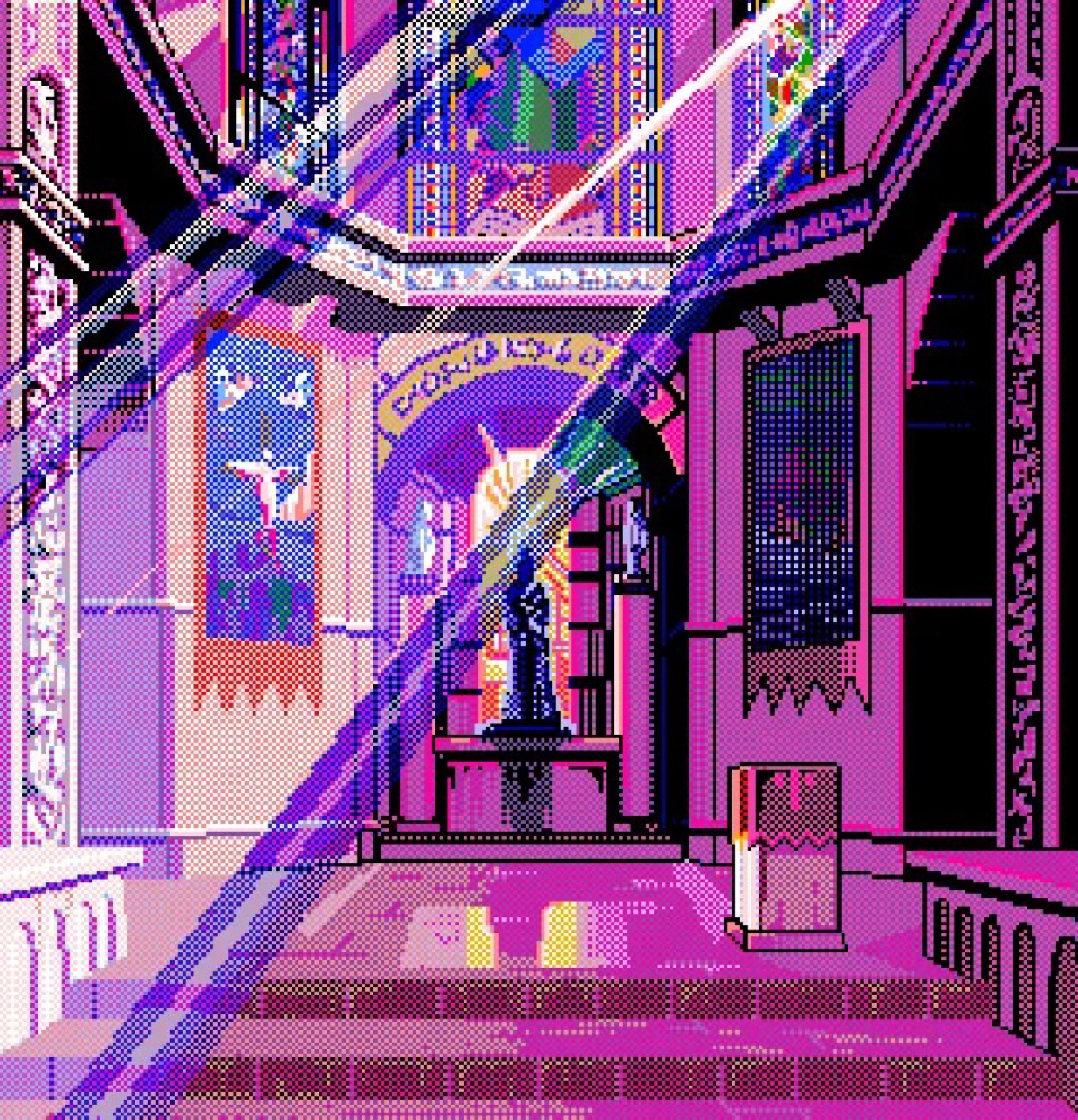 深夜蒸心话 | 蒸汽波 vaporwave 怀旧 动漫 gif 90s webpunk netpunk