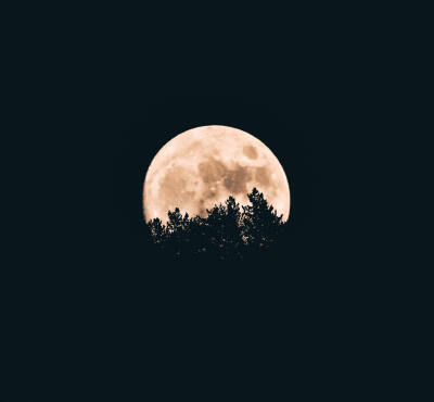 月亮 夜景 云 素材