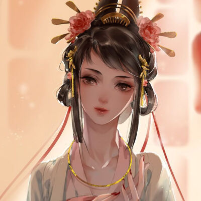 古风闺蜜头像古风女头似此星辰非昨夜,为谁风露立中宵