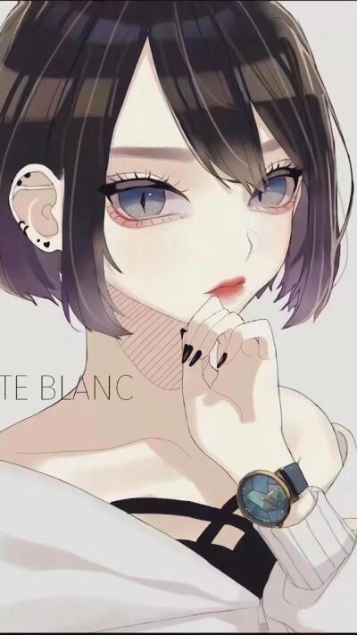 短发女生动漫壁纸