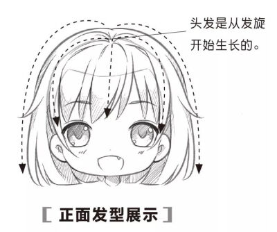 q版 头发教程 画法